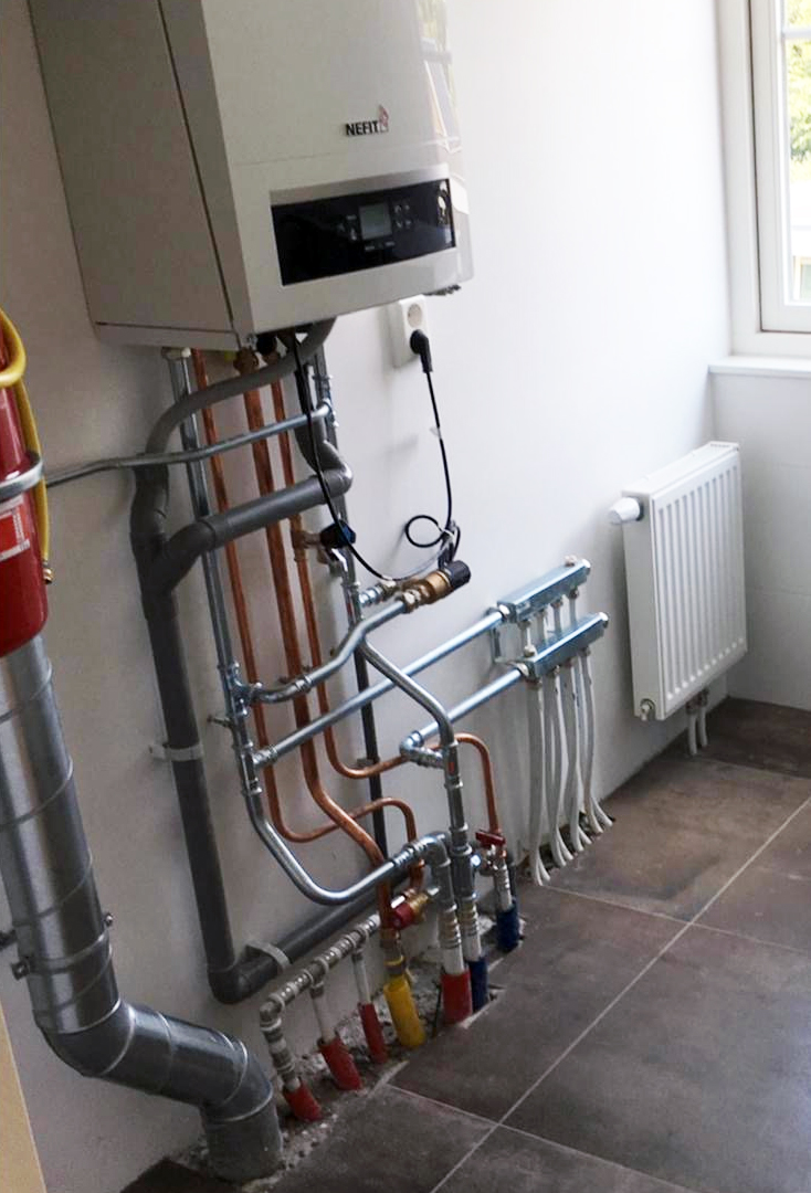 CV -en vloerverwarming installatie EnBee